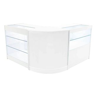 MonsterShop Hera LED Shop Counter Set K900, C900 & CM60 - White