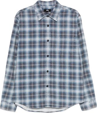 Stüssy Camicia Dax a quadri - Blu