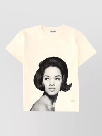 Wales Bonner graphic print crew neck short sleeve top