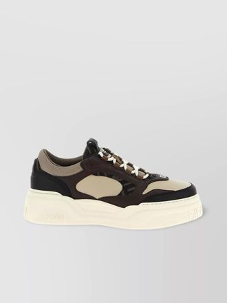 Fendi calf leather low-top sneakers