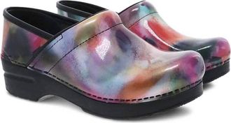 Dansko Womens Professional Patent Spray Paint In Multi