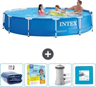 Intex Piscina Con Estructura Redonda - 366x76 Cm - 7-piezas Scb9