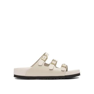 Birkenstock Florida - Dames - Sandalen - Wit - 41 EU - Leer - Schoenen