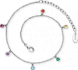 Engelsrufer Womens ERF-LILMOON-ZIM Ladies Moon Anklet - Multicolour - One Size