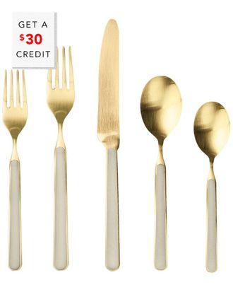 Mepra 5Pc Fantasia Ice Flatware Set