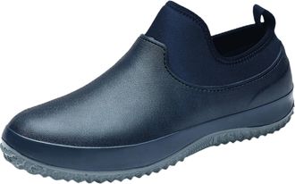 Generic Wellington Boots for Women EVA Water Shoes Dining Washing Low Top Slip Work Shoes Kitchen Shoes Ladies Waterproof Low Cut Work Boots(Blue, 6)