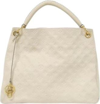 Louis Vuitton Pre-owned Shoulder Bags, female, Beige, Size: ONE SIZE Pre-owned Artsy MM Shoulder Bag