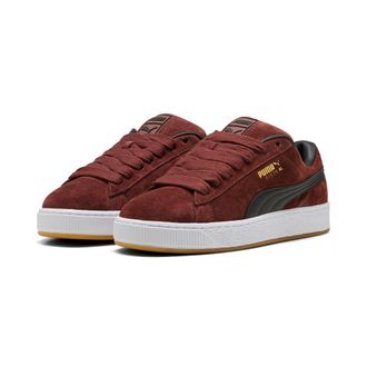 Puma Sneaker PUMA SUEDE XL, Damen, Gr. 37,5, weiss (chocotart, puma schwarz, puma wei&szlig;), Leder, mehrfarbig, Schuhe Sneaker
