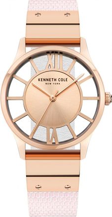 Kenneth Cole Womens KCWLA2106003 Ladies Classic Watch - Rose Gold - One Size