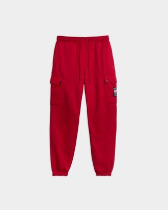 Ecko Cargo Pocket Knit Joggers in True Red at Nordstrom, Size X-Large X 30