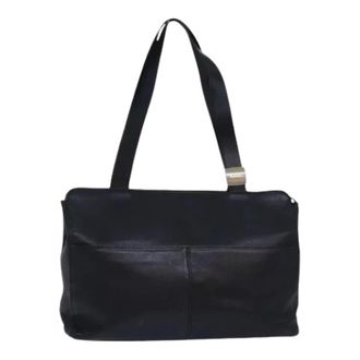 Burberry Pre-owned Shoulder Bags, female, Black, Size: ONE SIZE Pre-owned Vintage Shoulder Bag