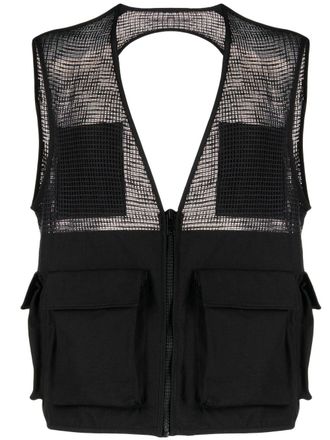 Givenchy Gilet con zip - Nero