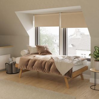 GFW Madrid Wooden Trundle Bed in Light Oak | Size: Single