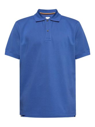 Paul Smith short-sleeve polo shirt - men - Cotton - L - Blue
