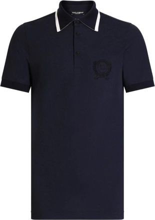 Dolce & Gabbana Polo Shirts - Heren - Polos - Blauw - L - Tops