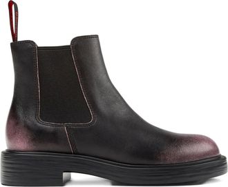 Camper 42mm Dean leren Chelsea laarzen met elastische zijkanten - Zwart