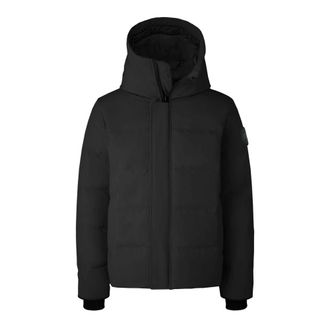 Canada Goose Korte Parka voor Heren - Macmillan Parka - Heren - Gewatteerde jassen - Zwart - L - Katoen - Jassen
