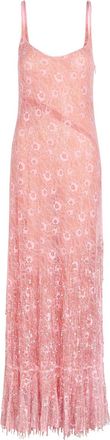 Roberta Einer Anita Embellished Floral-lace Maxi Dress - Pink - XS (UK6 / XS)