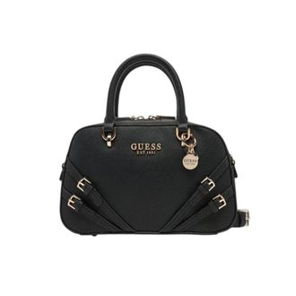 Guess Handbags, female, Black, Size: ONE SIZE Bramina Small Satchel