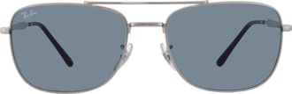 Ray-Ban Ray Ban Blue Navigator Unisex Sunglasses RB3755 003/R5 59