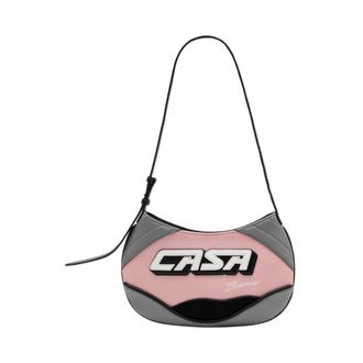 Casablanca Slim Biker Bag - female - Casablanca - Shoulder Bags - Pink - ONE SIZE - Bags