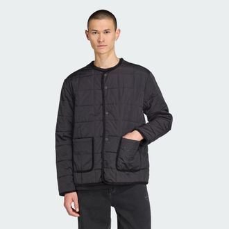 adidas Originals Mens Quilted Jacket - Black - Size X-Large