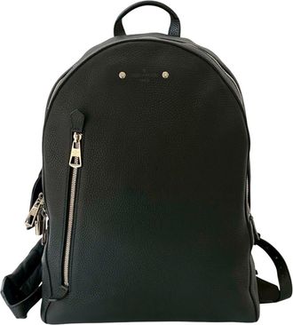 Louis Vuitton Black Leather Backpack (Pre-Owned)