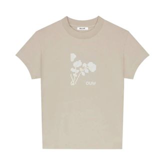 Olaf Hussein Dames, Tops, Beige, Maat: M Katoen