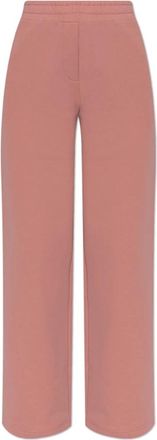 Dolce & Gabbana Trainingsbroeken met logo - Dames - Sweatpants - Roze - M - Katoen - Broeken