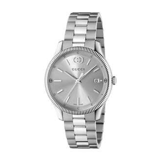 Gucci Accessoires, Heren, Grijs, ONE Size, G-Timeless Horloge