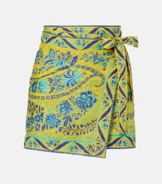 Etro Floral cotton beach cover-up