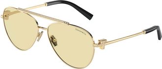 Tiffany & Co. TF3101B 6210M4 Womens Sunglasses Gold Size 59