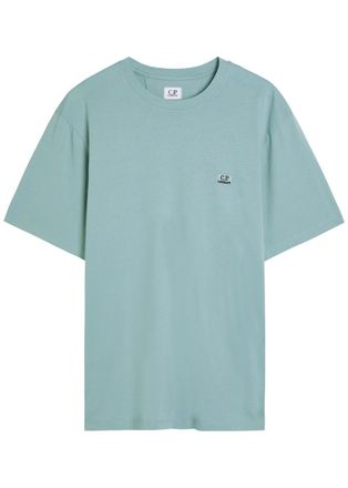 C.P. Company Logo-appliqu&eacute;d Cotton T-shirt - Silver - XL