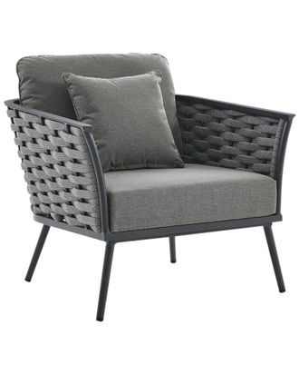 ModWay Stance Outdoor Patio Aluminum Armchair