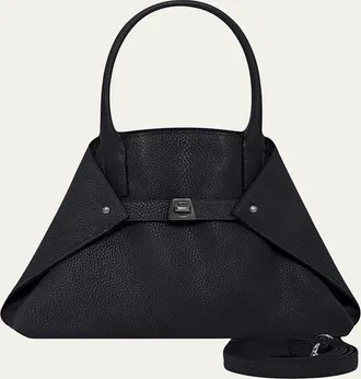 Akris Ai Little Cervo Calf Top-Handle Bag