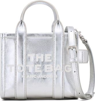 Marc Jacobs The Crossbody Metallic Tote bag - women - Metallic Leather - One Size - Silver