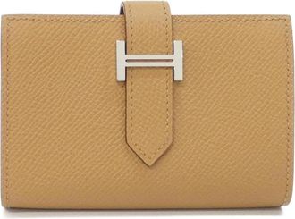 Herm&egrave;s Biscuit Brown Epsom Leather Wallet (Bi-Fold) (Pre-Owned)