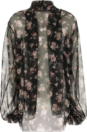 Dolce & Gabbana Dames, Blouses & Shirts, Veelkleurig, Maat: M Zijde