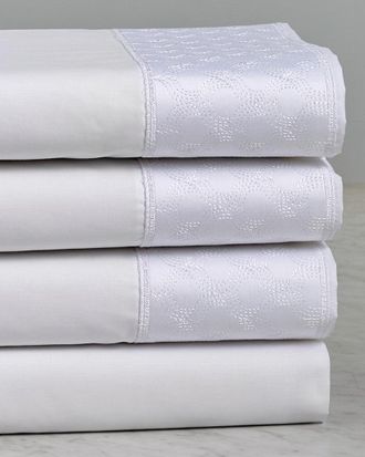 Maurizio Italy Taj Mahal Embroidered Sheet Set