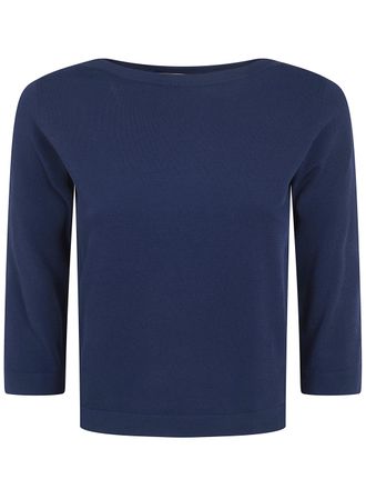 Nuur Boat Neck 3/4 Sleeves Sweater