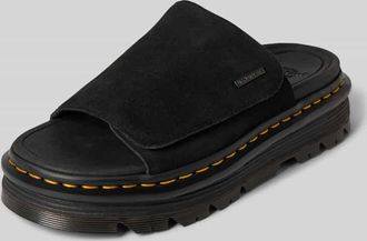 Dr. Martens Sandalette aus Leder mit Klettverschluss Modell ZebZag Slide in Black, Gr&ouml;&szlig;e 37