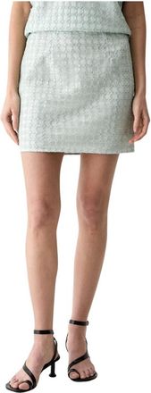 Rotate Rotate Birger Christensen, Rokken, Dames, Groen, XS, Pailletten, Minirok met pailletten