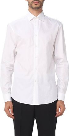 Ferragamo Long-Sleeved Gancini Sporty Shirt, Size Small