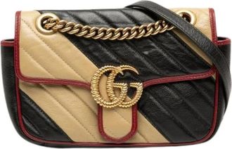 Gucci Pre-owned Shoulder Bags, female, Multicolor, Size: ONE SIZE Pre-owned Quilted Shoulder Bag