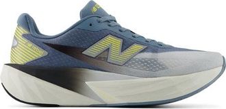 New Balance Mens Night Lights FuelCell Rebel v5 in Grey/Blue Synthetic, size 10.5