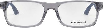 Montblanc Demo Rectangular Mens Eyeglasses MB0301O 004 54