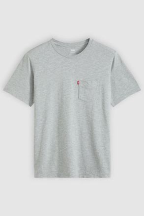 Levi's T-shirt classica con taschino - Uomo - L - Multicolore / Texural Slub Midtone Grey Heather