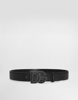 ベルト Dolce & Gabbana Calf Leather Belt SchaferandweinerShops Canada - Brown Leather belt Dolce