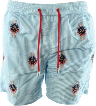 MC2 Saint Barth Gustavia Short - Heren - Strandmode - Blauw - 2XL - Polyester - Badmode