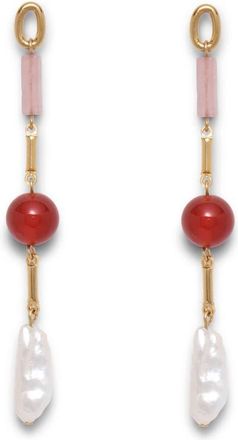 LADY GREY Roses Drop Earrings in Gold at Nordstrom